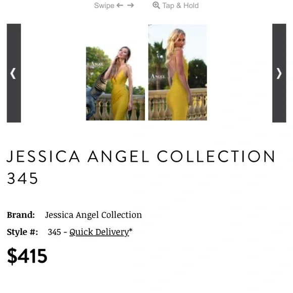 Red Jessica angel prom dress size XL - Picture 2 of 5